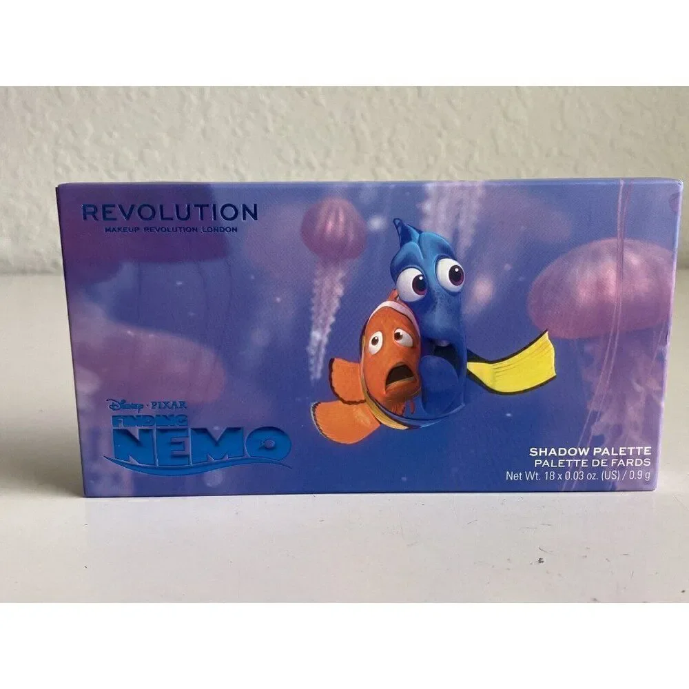 Revolution Disney Pixar FINDING NEMO 18 Color Eyeshadow‎ Palette New In Box